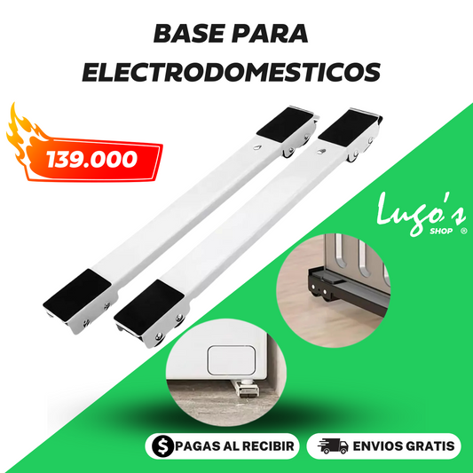 Base de Metal Multifuncional para Mover Electrodomésticos