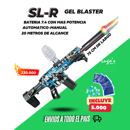 Pistola de juguete personalizable SL-5 con integración manual con Balines De Gel 5.000